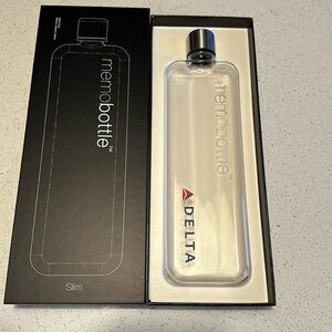 memobottle 450ml BPA free slim water bottle for hot & cold liquids -w/Delta logo